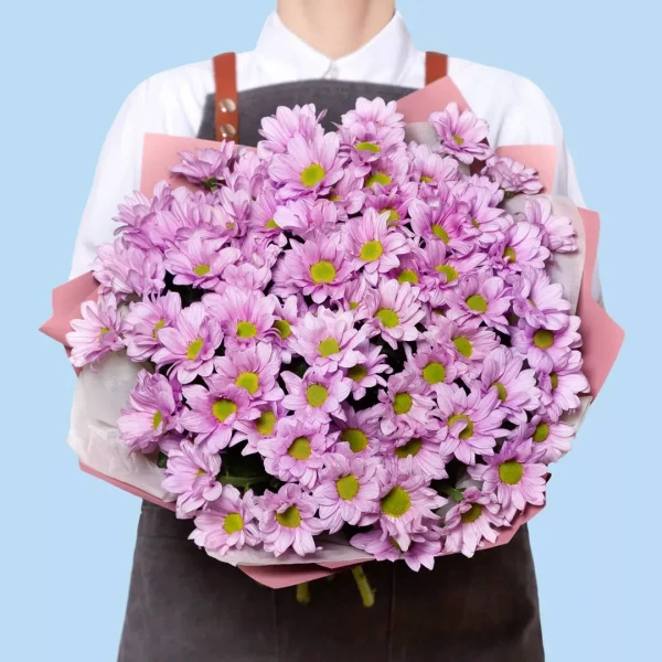 Букет из 11 кустовых хризантем